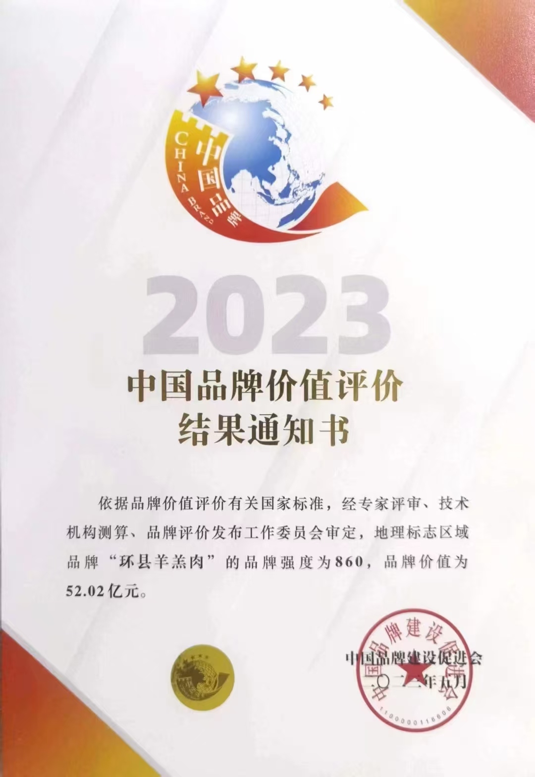 品牌价值奖